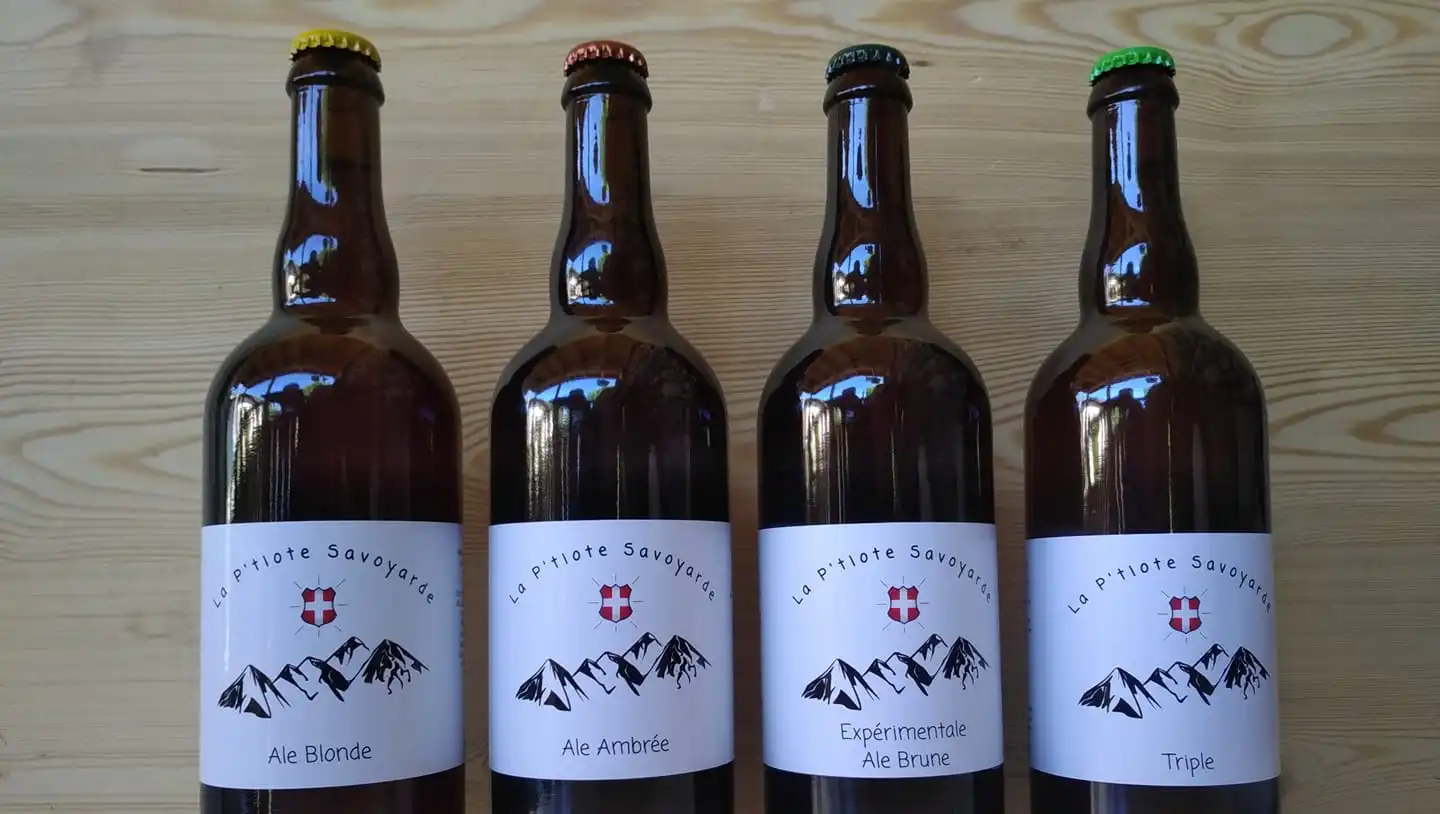 production of local beers from the Alps